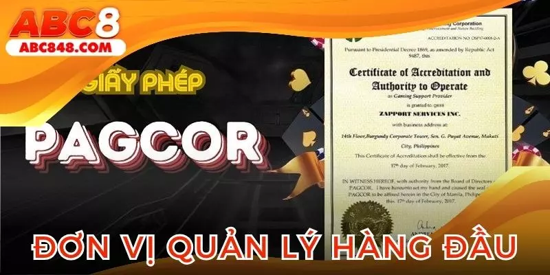 PAGCOR là đơn vị quản lý hàng đầu thị trường