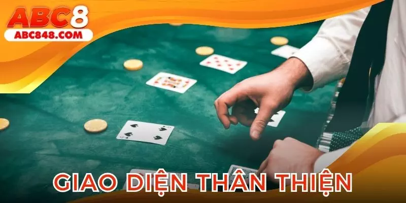 Game bài ABC8 được thiết kế giao diện thân thiện