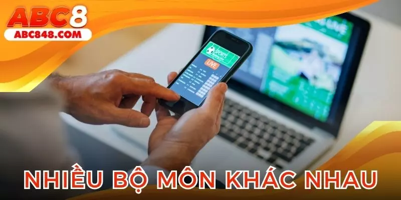 Thể thao ABC8 với nhiều bộ môn khác nhau
